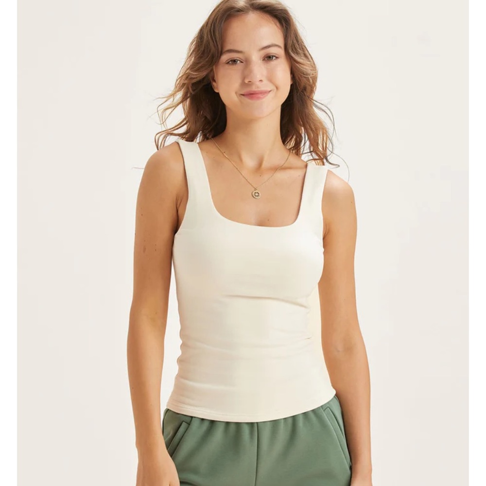 OGL Tuckable Soft Brushed Brami Tank Top - Picture 1 of 5